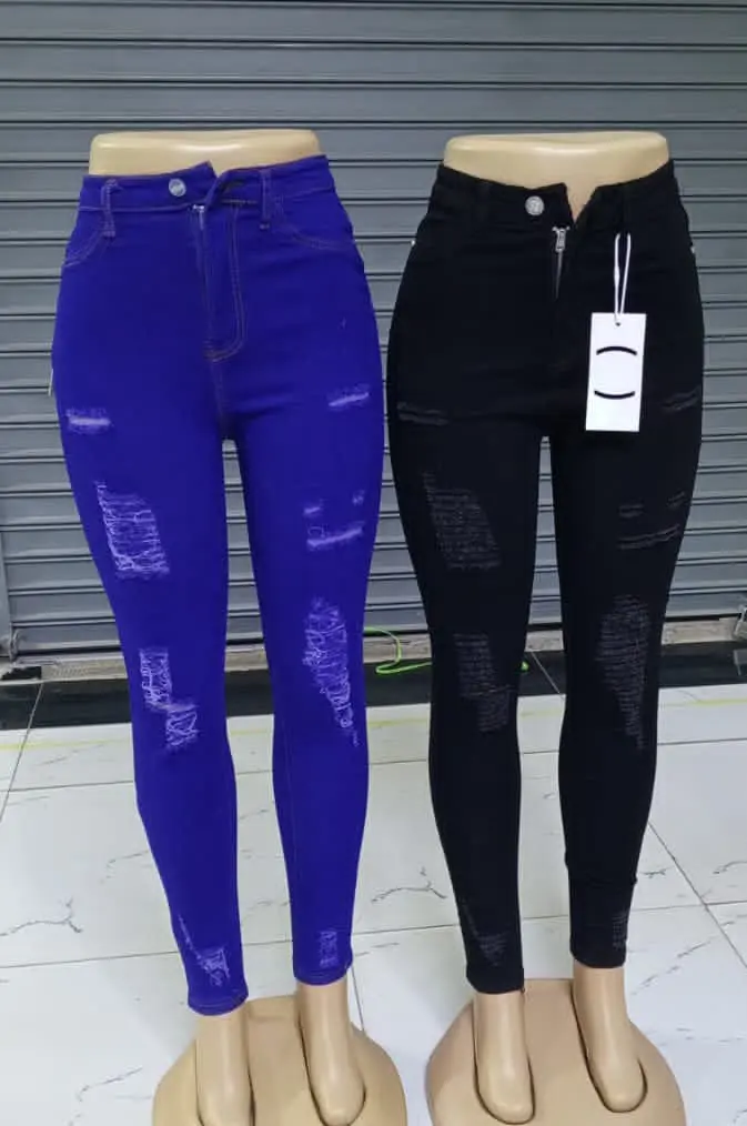 Clearance Offer!!! stylish jeans control tummy skin -touch jeans ,sexy slimhigh waist jeans simple ladies trousers