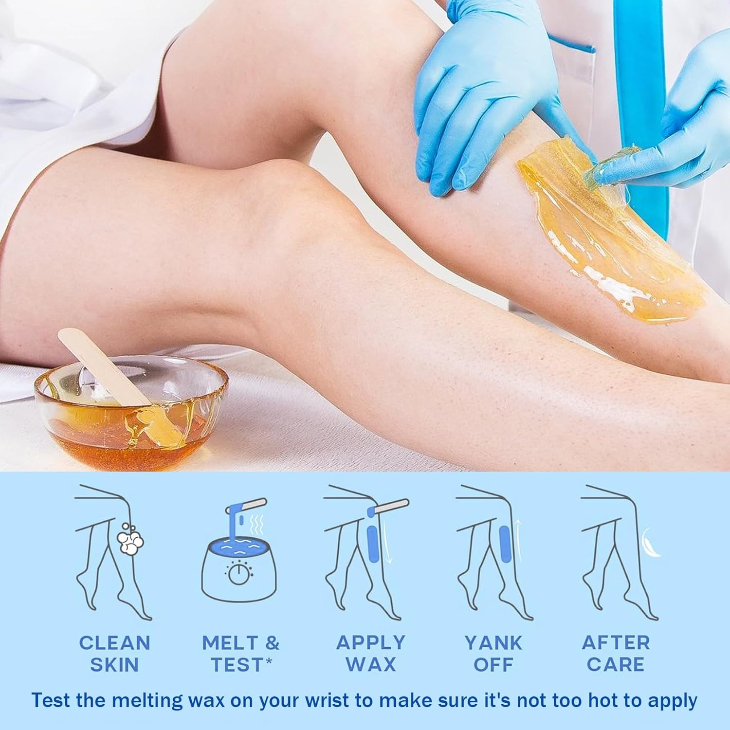 DISAAR BEAUTY Hair Removal Wax Strip Ready To Use  Armpit, Leg, Arm & Bikini | Natural Plant Extract | 20PCS for Dry Skin  (Argan Oil + Shea Butter)