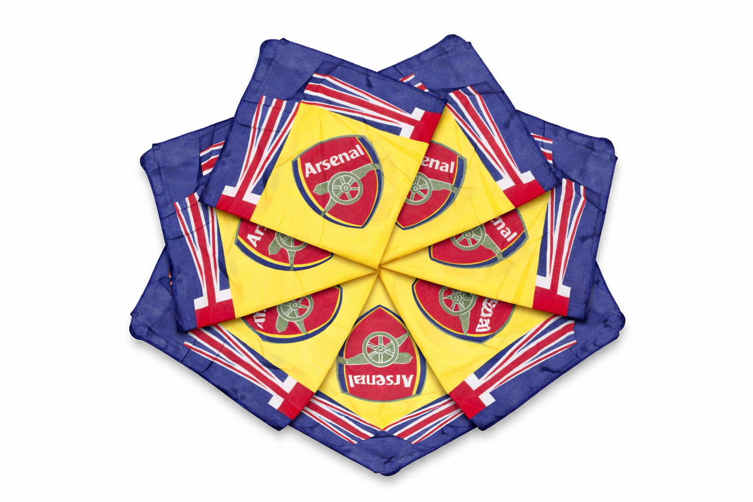 Unisex Arsenal Printed Bandana Headscarf for Men & Women Multi-Use Hair Cover, Face Mask & Neck Wrap Soft Breathable Fabric, Stylish Sports Design