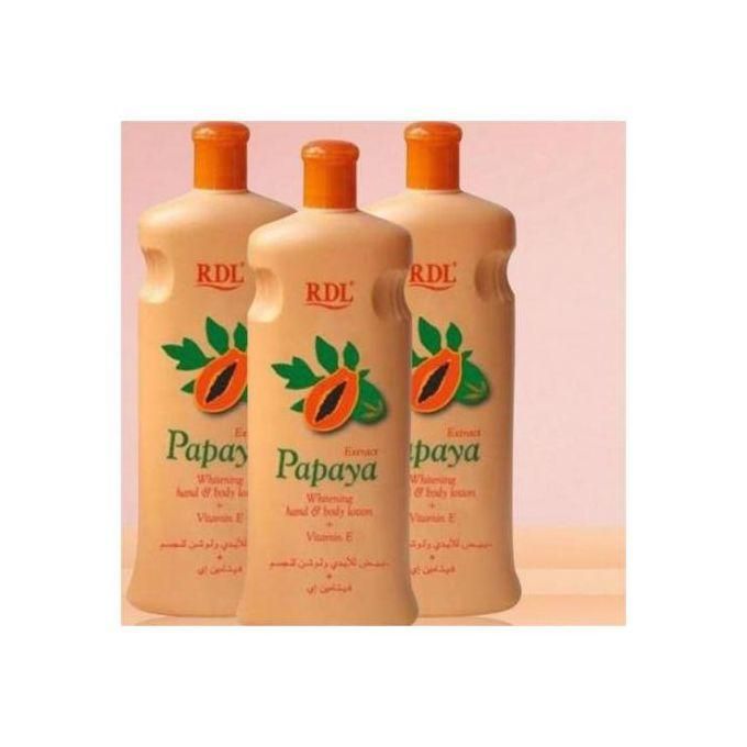 Rdl Original Papaya Lotion Moisturizes, Softens, Whitens