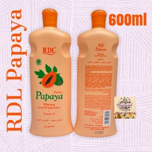 Rdl Original Papaya Lotion Moisturizes, Softens, Whitens
