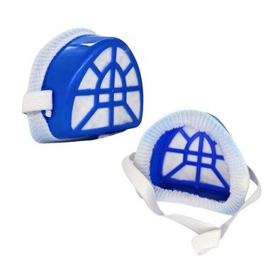Anti-Dust Paint Respirator Mask Half Spray Gas Safety, DIY Crafts Dust Respirator Mask, Safety Plastic Dust Mask Industrial, Home & Scientific Use (Pack of 3)