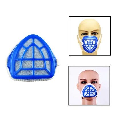 Anti-Dust Paint Respirator Mask Half Spray Gas Safety, DIY Crafts Dust Respirator Mask, Safety Plastic Dust Mask Industrial, Home & Scientific Use (Pack of 3)