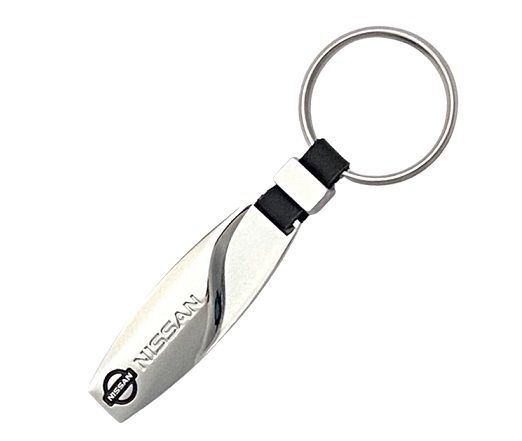 Nissan Logo Keyring Polished Aluminum Racing Keychain Collectable Car Key Ring Car Styling Emblems Logo Keychain for Nissan 3D Car key Ring Chain Key Holder