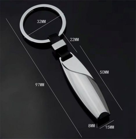 Nissan Logo Keyring Polished Aluminum Racing Keychain Collectable Car Key Ring Car Styling Emblems Logo Keychain for Nissan 3D Car key Ring Chain Key Holder