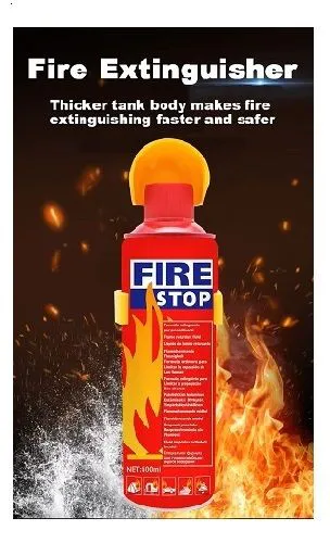 Portable Fire Extinguisher with Mounting Bracket Fire Stop for Home, Kitchen, Car, Grill and Outdoor Camping
