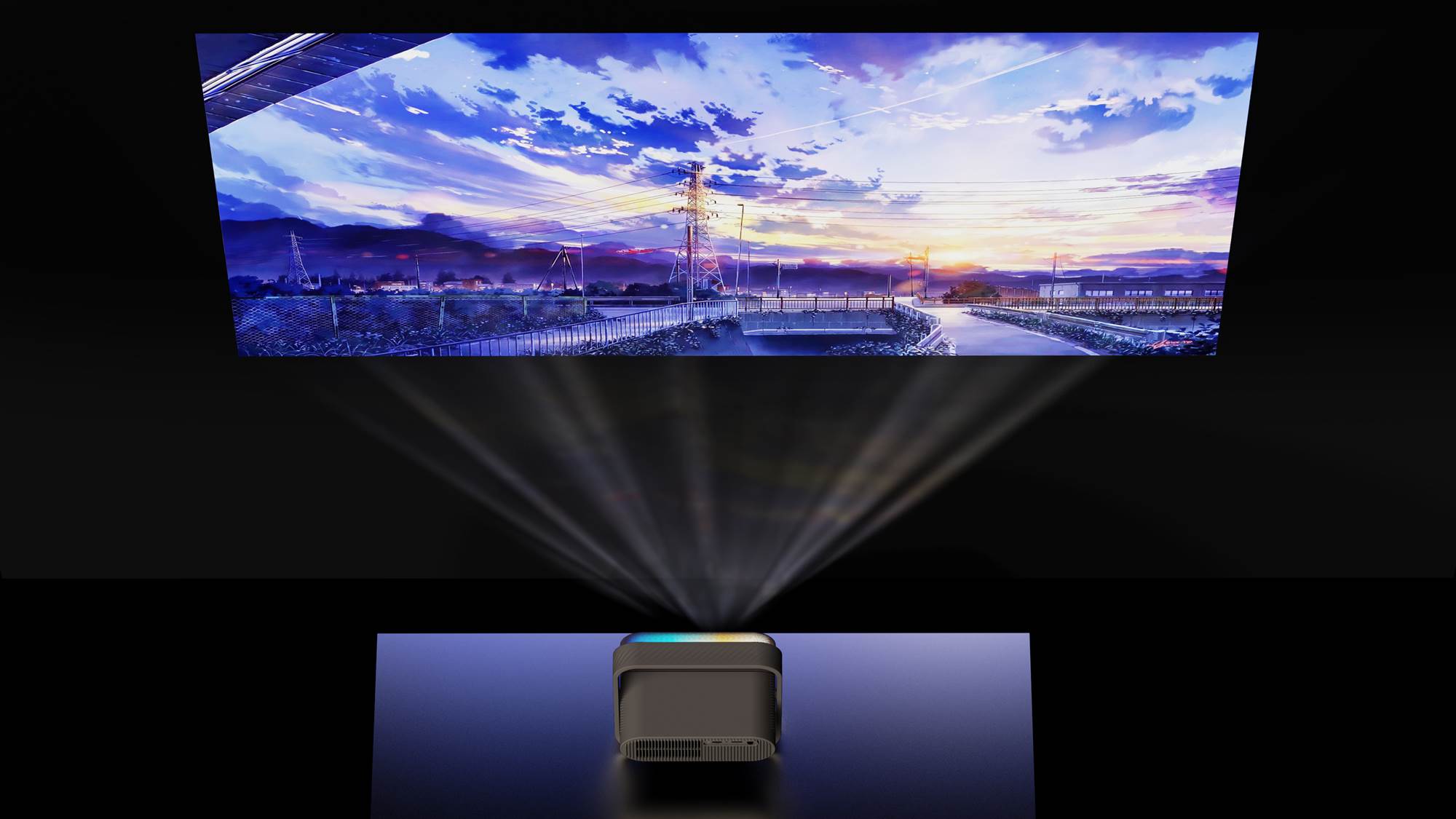 NSL03-AML950S Android 13 Smart LED Projector 1080P WiFi 6 Bluetooth 5.4 Auto Focus & Keystone