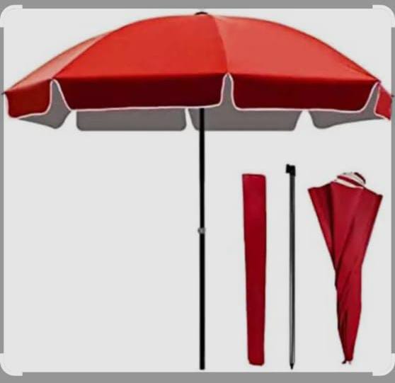 Outdoor/Garden Sun Umbrella Shade! Perfect for patios, gardens, poolside areas, or cafés, this umbrella provides wide UV protection and refreshing shade on hot days. Built with a sturdy metal frame