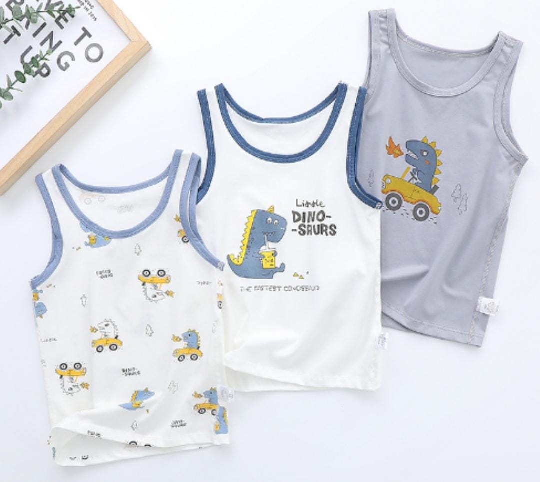 3pcs Small Size Vests – Soft, comfy, and perfect for everyday wear! Made from breathable fabric that keeps you cool and fresh all day. Ideal for layering or wearing on its own — a must-have essential