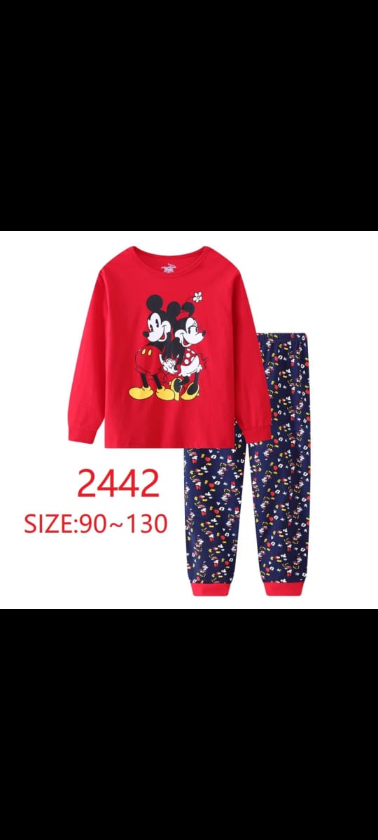 Kids Pajamas (Sizes 90–130) – Cozy, cute, and perfect for sweet dreams! Made from soft, breathable fabric that keeps kids comfy all night long. Adorable designs they’ll love to wear from bedtime to mo