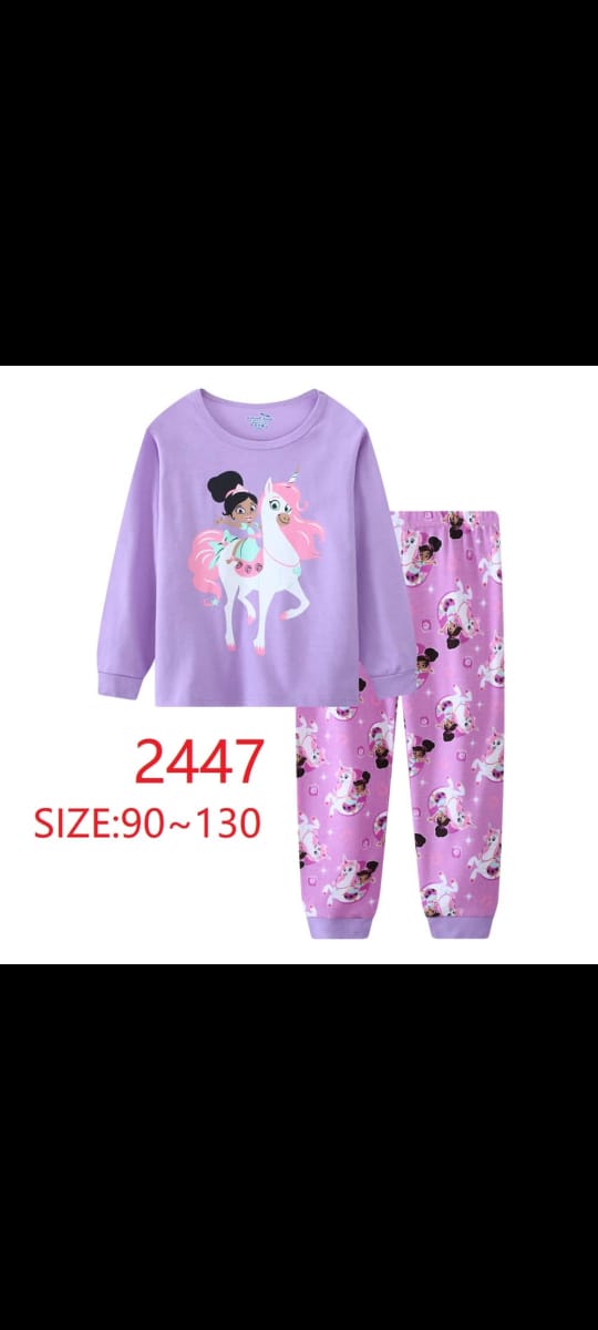 Kids Pajamas (Sizes 90–130) – Cozy, cute, and perfect for sweet dreams! Made from soft, breathable fabric that keeps kids comfy all night long. Adorable designs they’ll love to wear from bedtime to mo