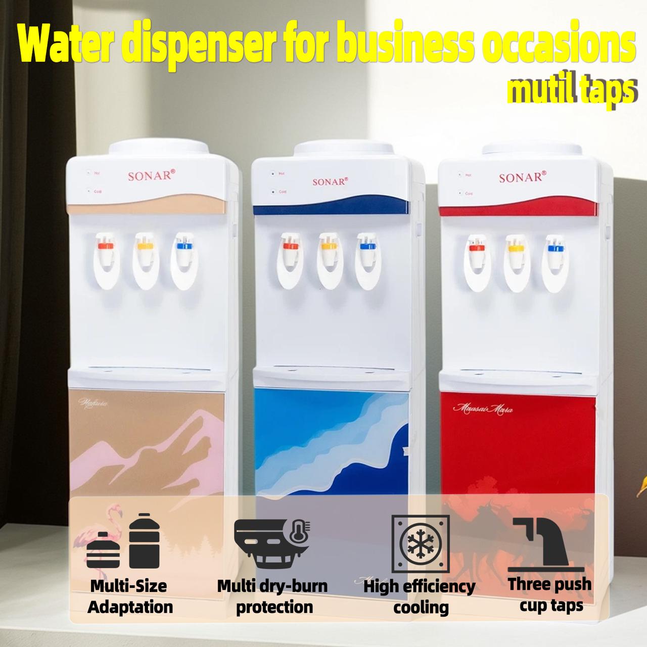 NEW Model Sonar A7G 3-Tap Water Dispenser – Hot, Normal & Cold! Experience ultimate convenience with sleek modern design and powerful performance. Enjoy instant hot tea, chilled water, or room-tempe