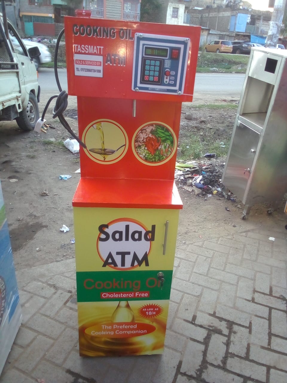 Salad ATM – The Smart, Hygienic & Budget-Friendly Oil Dispensing Machine!

Revolutionize your shop with the modern Salad ATM, Kenya’s trusted solution for clean, accurate, and affordable cooking oil d