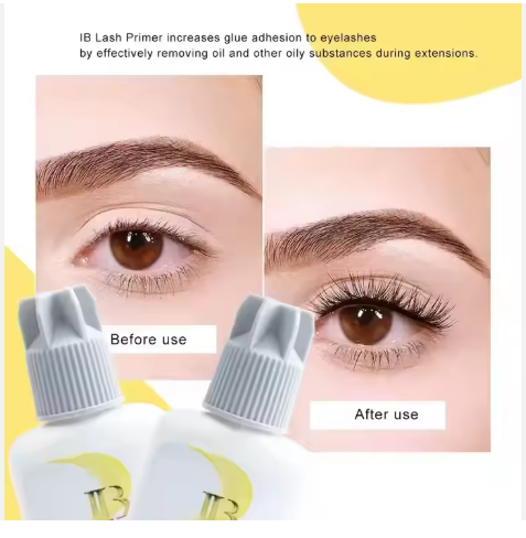 IB Primer Eyelash Pre-Treatment Cleanser For Lash Extension, Banana Scent, 15 ml