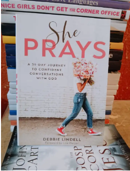 Books She Prays: A 31-Day Journey to Confident Conversations with God Book by Debbie Lindell
