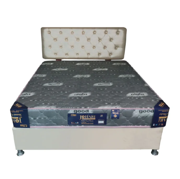 Johari 8 Inches Orthopaedic Foam Mattress :Premium Back Support Foam Material, Soft Quilted Cover for Extra Comfort, Pressure Relief Sleeping Surface, Durable Breathable Design, Healthy Sleep Support