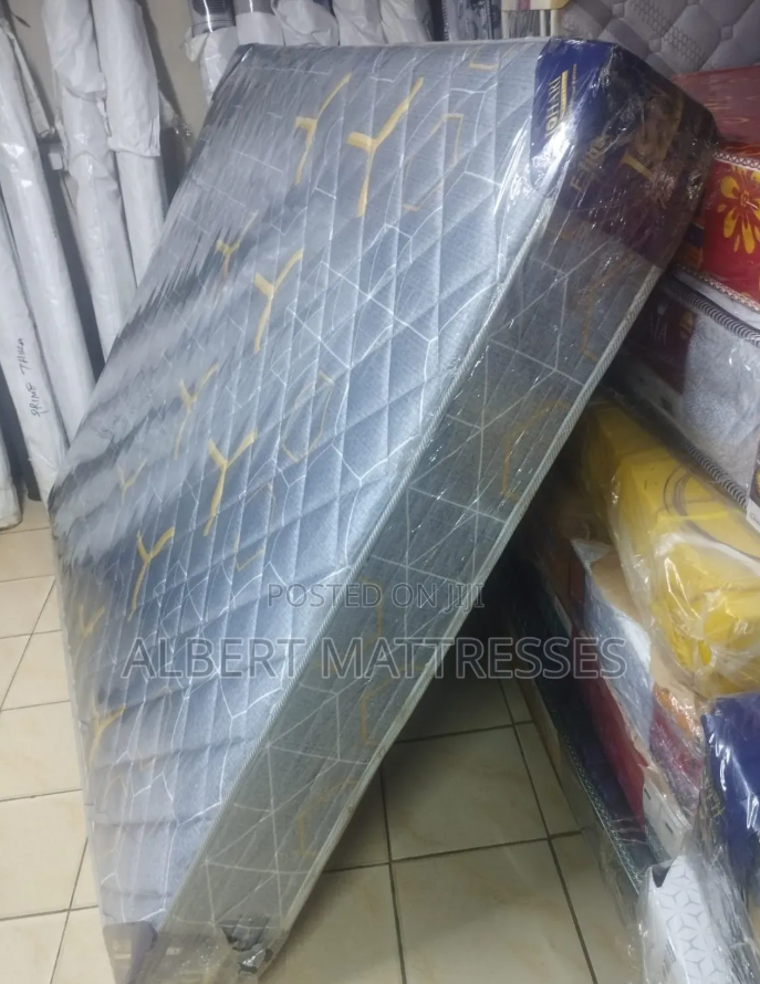 Johari 8 Inches Orthopaedic Foam Mattress :Premium Back Support Foam Material, Soft Quilted Cover for Extra Comfort, Pressure Relief Sleeping Surface, Durable Breathable Design, Healthy Sleep Support