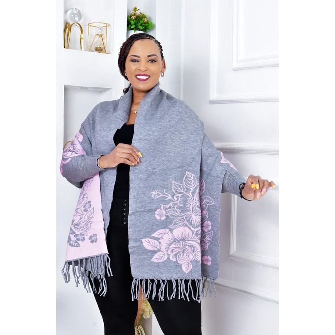 Women Shawls Free Size Elegant Soft Warm Winter Wrap Scarf Stylish Fashion Blanket Shawl Lightweight Cozy Cover Up for Ladies Casual Office Travel Evening Wear Comfortable All Season Use Gift