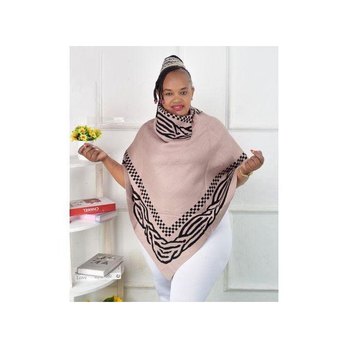 Warm Unique Poncho for Women Elegant Winter Knit Poncho Sweater Stylish Soft Thick Cover Up Shawl Loose Fit Fashion Cape Wrap Cozy Comfortable Outerwear for Cold Weather Casual Office Travel Wear