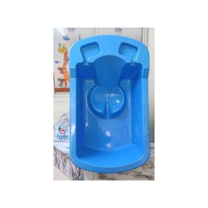 Baby Wash Basin Bucket Bath Tub with Support Area – Ergonomic Non-Slip Infant Bathing Tub for Newborns & Toddlers, Safe Comfortable Durable Baby Bath Basin, Lightweight Portable Easy-to-Clean Design