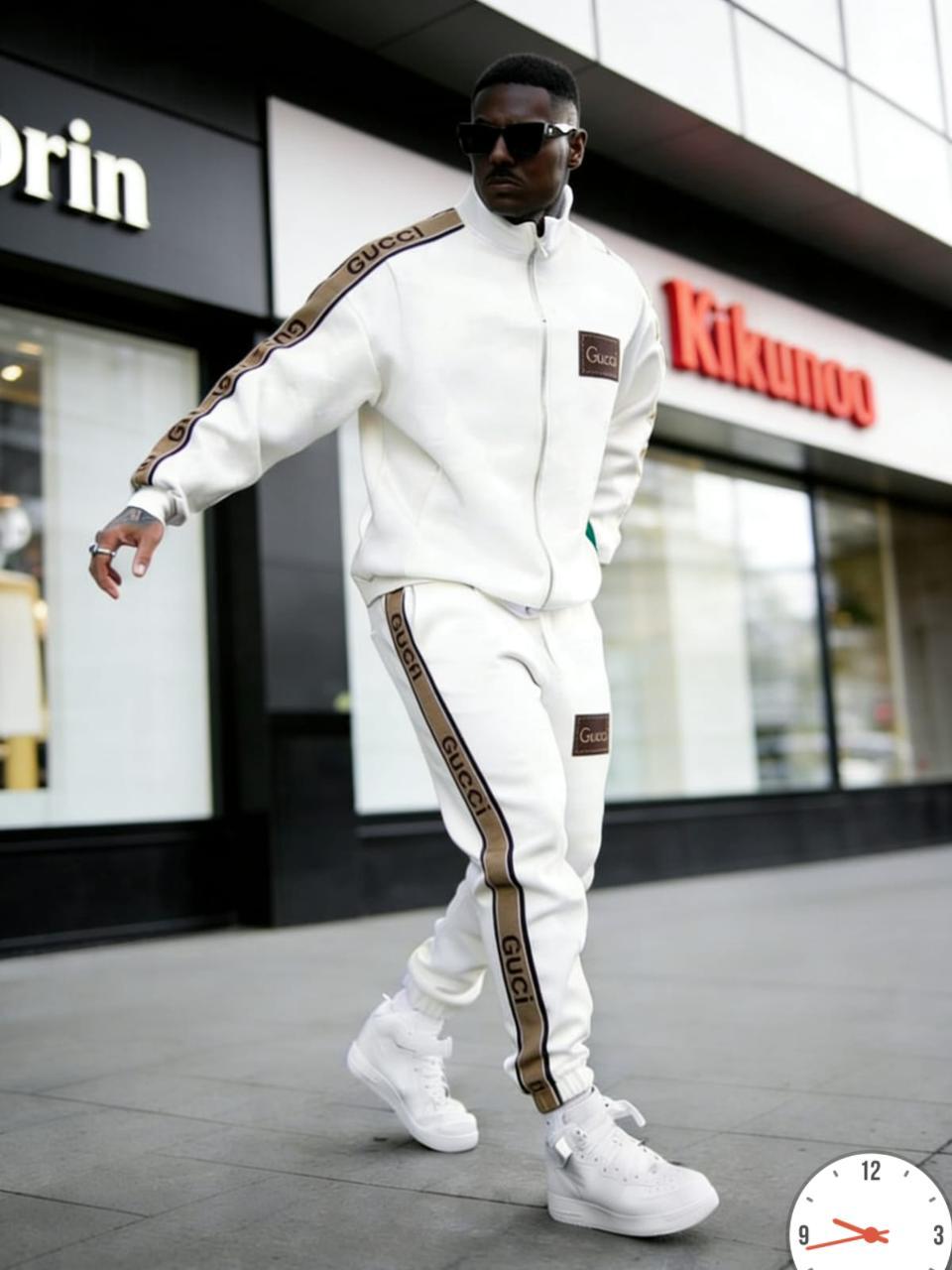 Men’s Luxury Tracksuit Set – Stylish Casual Sportswear (2-Piece Set)