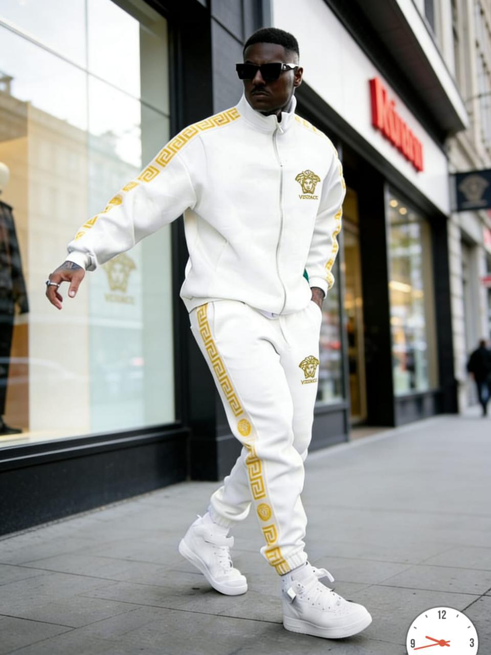 Men’s Luxury Tracksuit Set – Stylish Casual Sportswear (2-Piece Set)