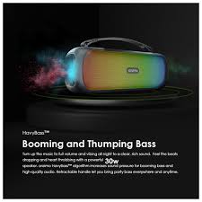 Oraimo Boom 30W Wireless Speaker – Powerful Bass Bluetooth Speaker, Portable Rechargeable Outdoor Audio System