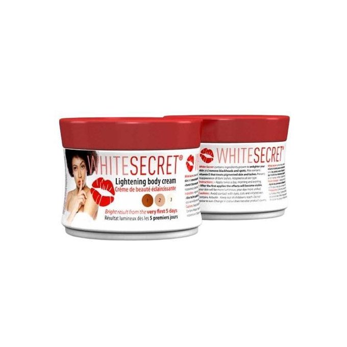 White Secret Lightening Body Cream to Lighten Dark spots, Even skin tone, And Remove Blackheads Enriched With Vitamin E