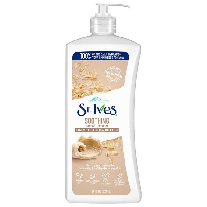 St Ives Soothing Body Lotion Oatmeal & Shea Butter (621ML)