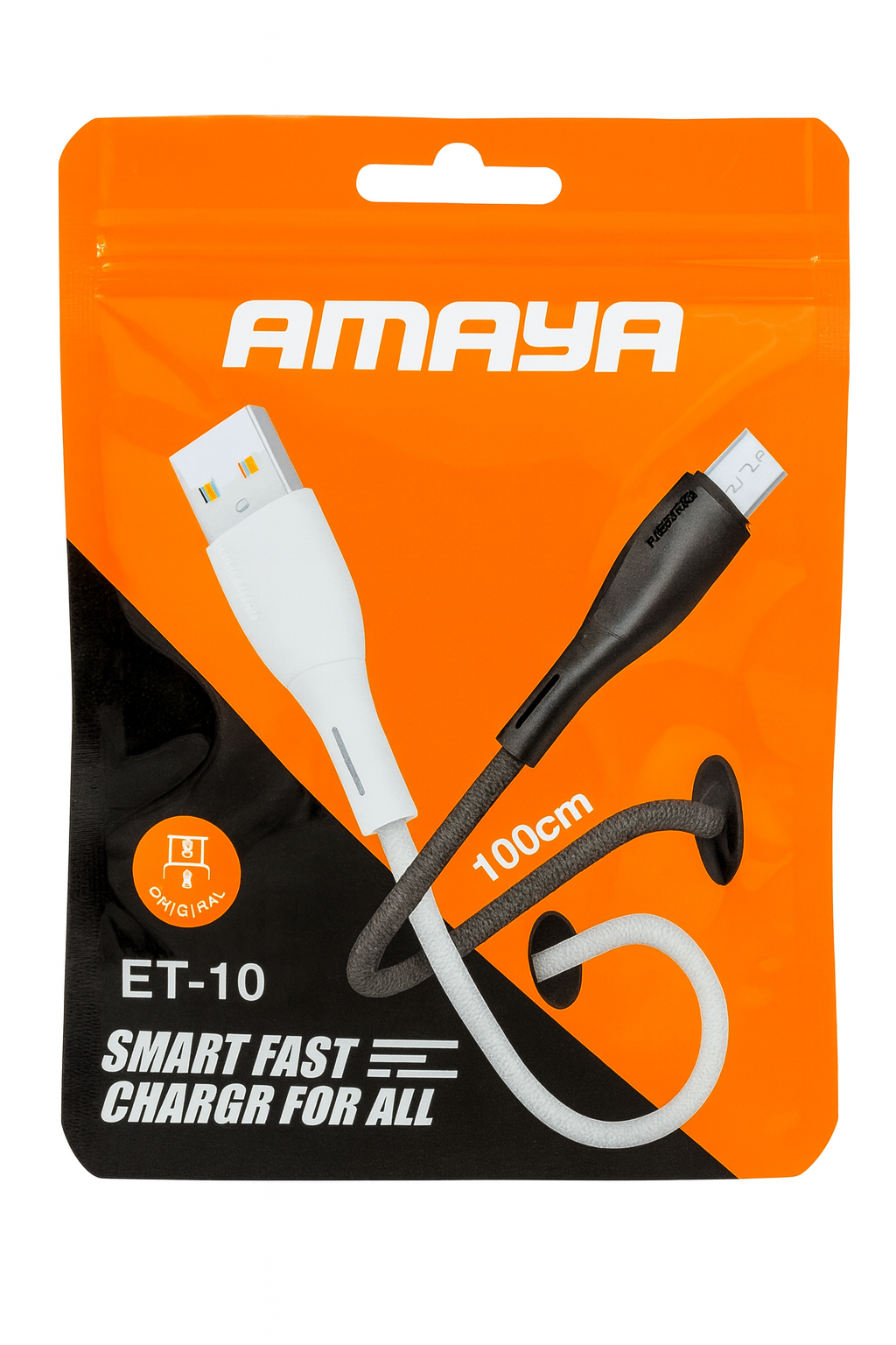 Amaya normal Cables ET 11-Fast Charging USB Cable Gen3 normal Charger – 1-Cable Phone Charger for All USBC Devices – High-Speed Cord, Compatible with ALL TYPE C PHONES