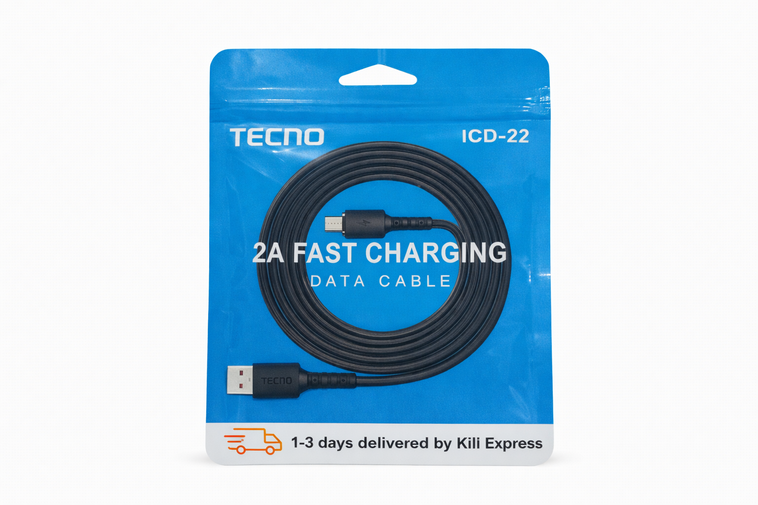 Tecno FAST  charging Android cable For Charging & Data Transfer USB Cable normal