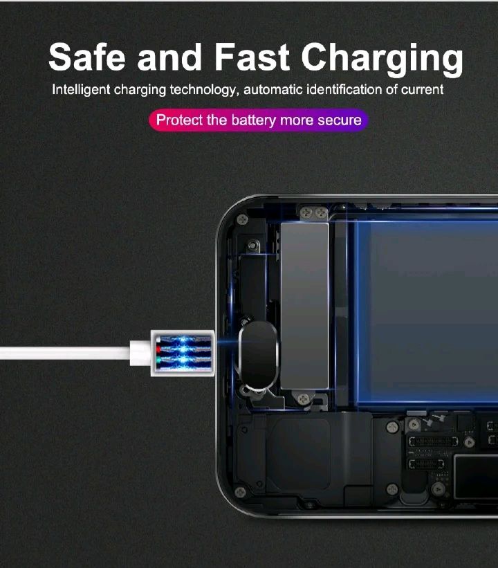 TPE charging cables Micro USB Data Cables Fast Charging data line For Android Phone Charger Cable
