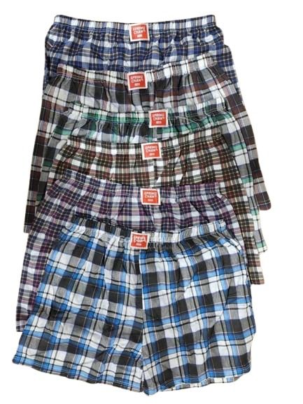 6-Pack Men’s Classic Checked Cotton Boxers