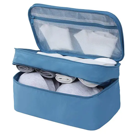 Daily Travel Storage Bag For Underwear Cosmetics Makeup Travel Organizer Bag Wardrobe Closet Clothe Pouch Socks Panties Bra Bag