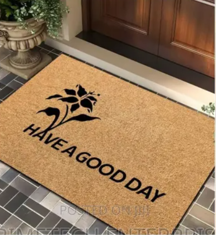 Premium 50x80cm Door Mat – Non-Slip, Super Absorbent, Heavy-Duty Entrance Rug for Home, Office, Balcony & Doorway – Available in Grey or Black