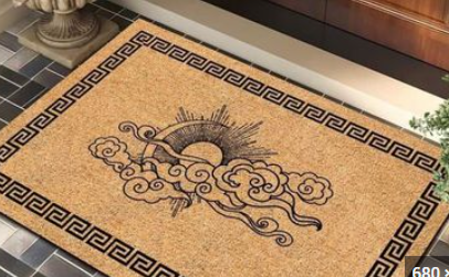 Premium 50x80cm Door Mat – Non-Slip, Super Absorbent, Heavy-Duty Entrance Rug for Home, Office, Balcony & Doorway – Available in Grey or Black