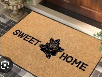 Premium 50x80cm Door Mat – Non-Slip, Super Absorbent, Heavy-Duty Entrance Rug for Home, Office, Balcony & Doorway – Available in Grey or Black
