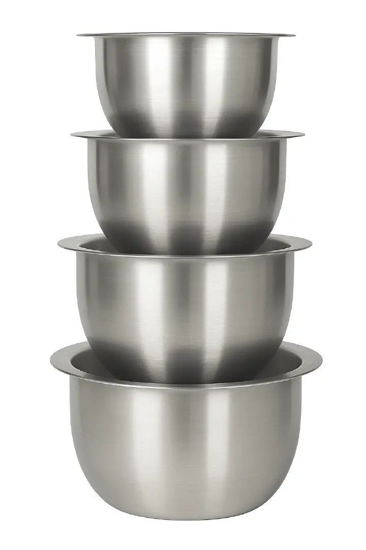 4-Piece Durable Stainless Sufuria Cookware Set(NO LIDS)