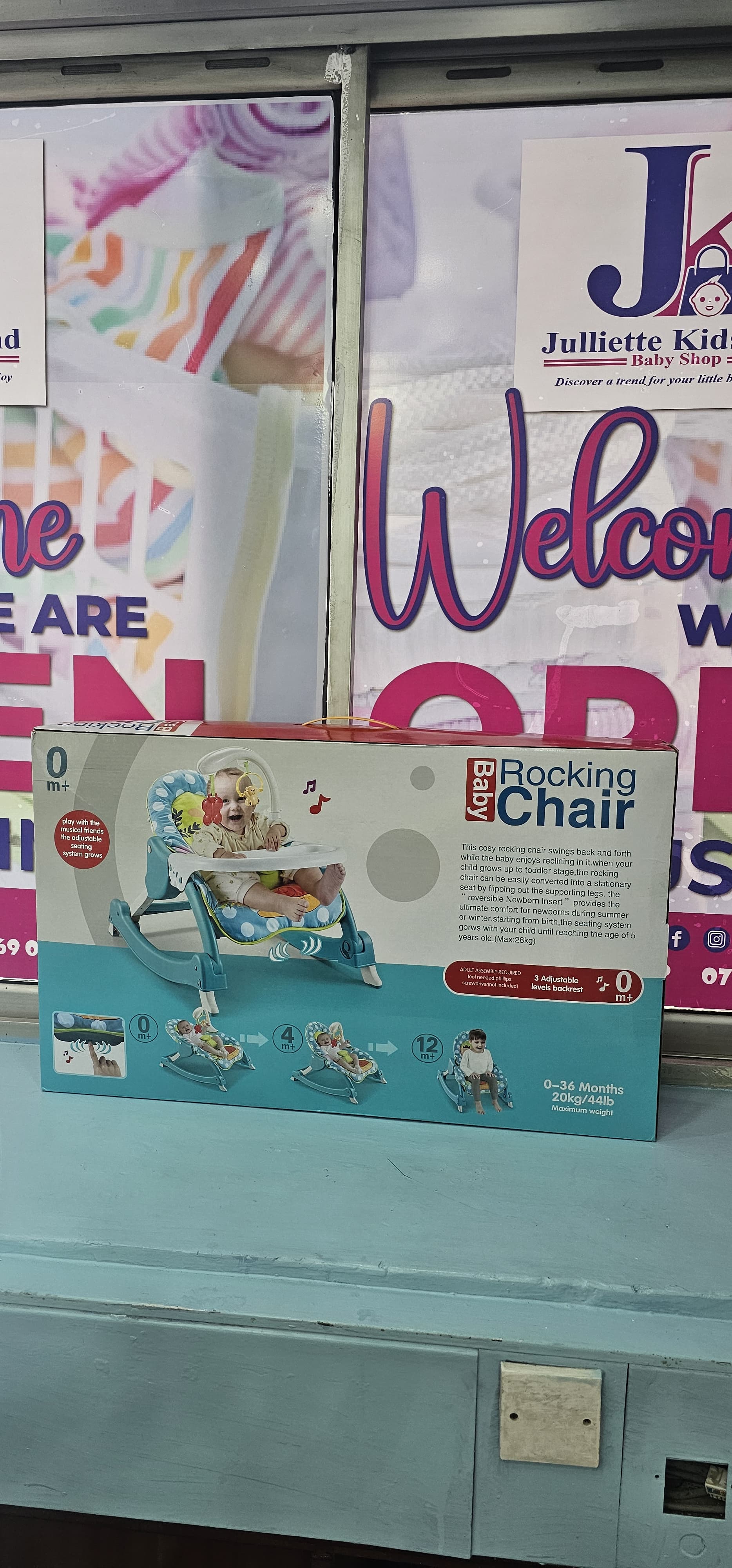 Baby 3 IN 1 Rocking chair/ Portable Infant toddler rocker suitable for newborn to 3years Hanging Toys and Piano Babies Swing Musical Vibration Baby Chairs with Dinner Plate