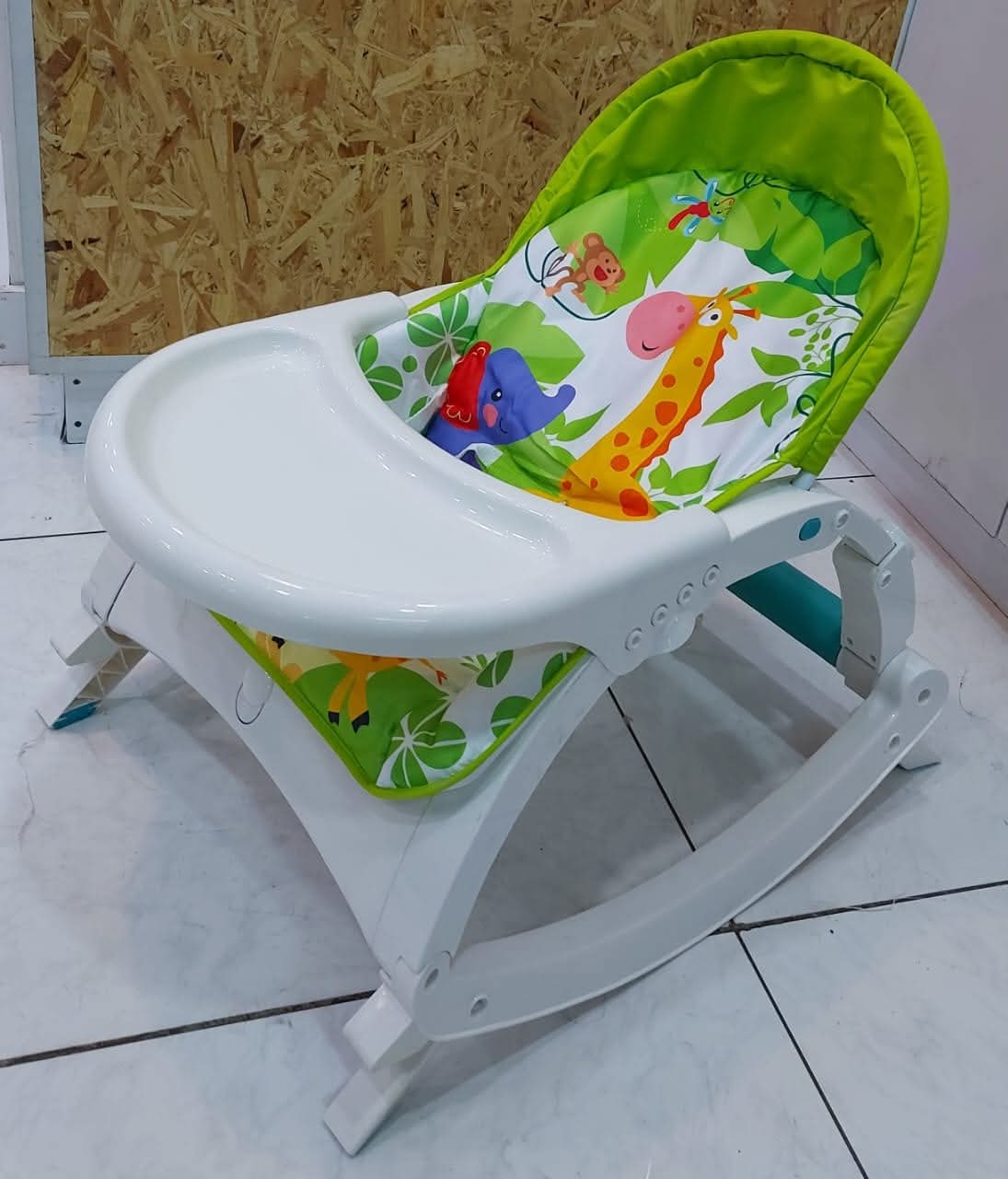 Baby 3 IN 1 Rocking chair/ Portable Infant toddler rocker suitable for newborn to 3years Hanging Toys and Piano Babies Swing Musical Vibration Baby Chairs with Dinner Plate