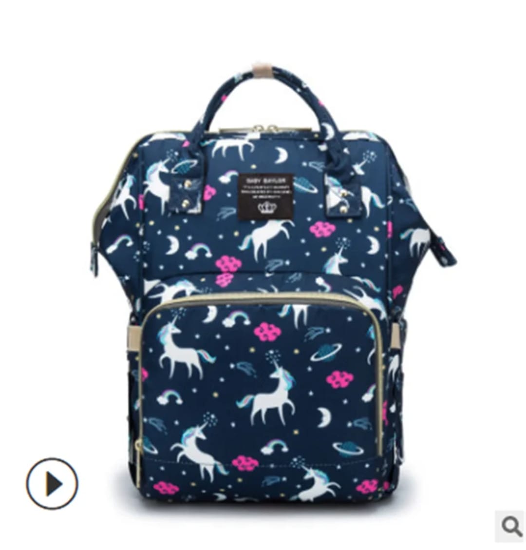 Diaper Bag Backpack, Multifunction Travel Back Pack Maternity Baby Changing Bags, Large Capacity, Waterproof and Stylish,