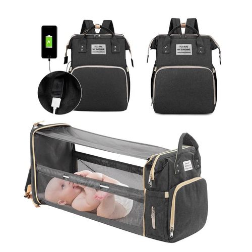 Diaper Bag Backpack, Multifunction Travel Back Pack Maternity Baby Changing Bags, Large Capacity, Waterproof and Stylish,