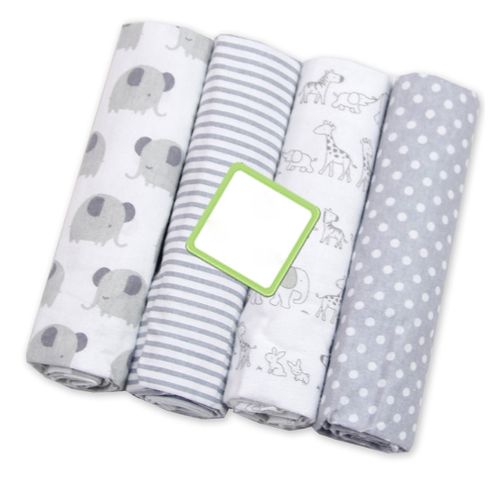 Cotton Flannel Receiving Blankets for Newborns – Soft, Warm, and Breathable Swaddles for Everyday Baby Care