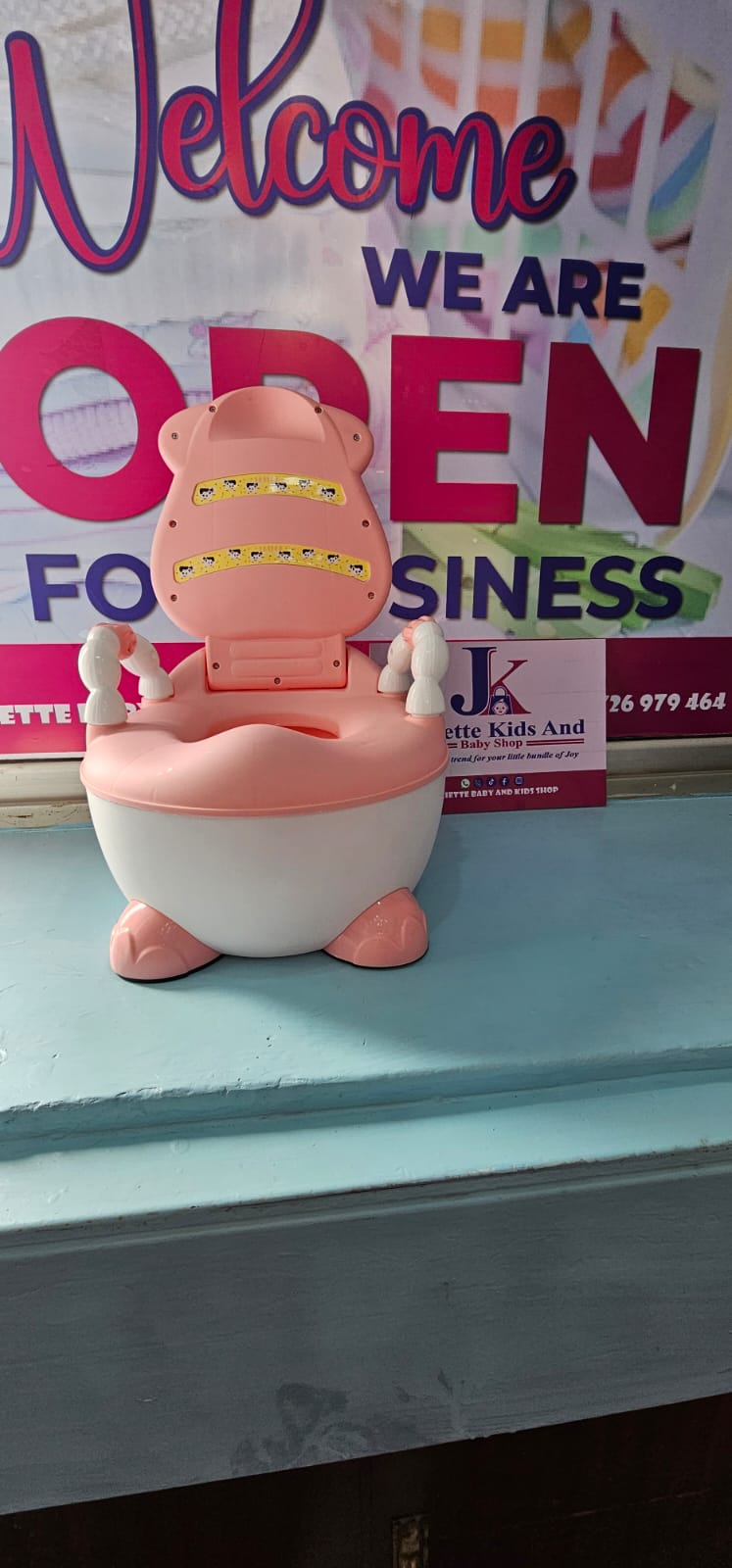 Modern Kids Toilet Seat Potty | Toddler Potty Training Chair with backrest| Easy-Clean, Sturdy & Comfortable for girls