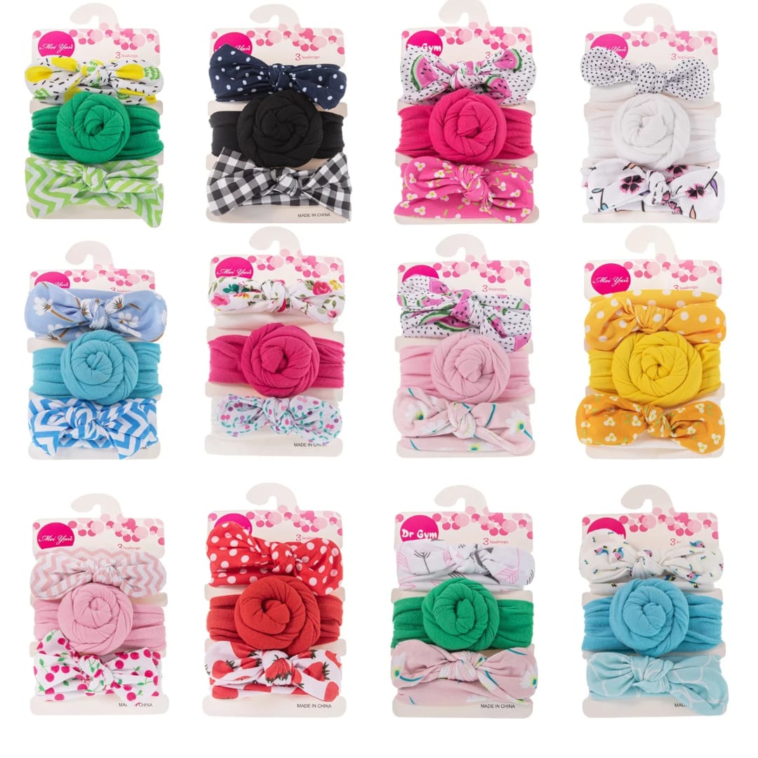 Baby HeadWrap HeadBand Big Infant Bow Newborn