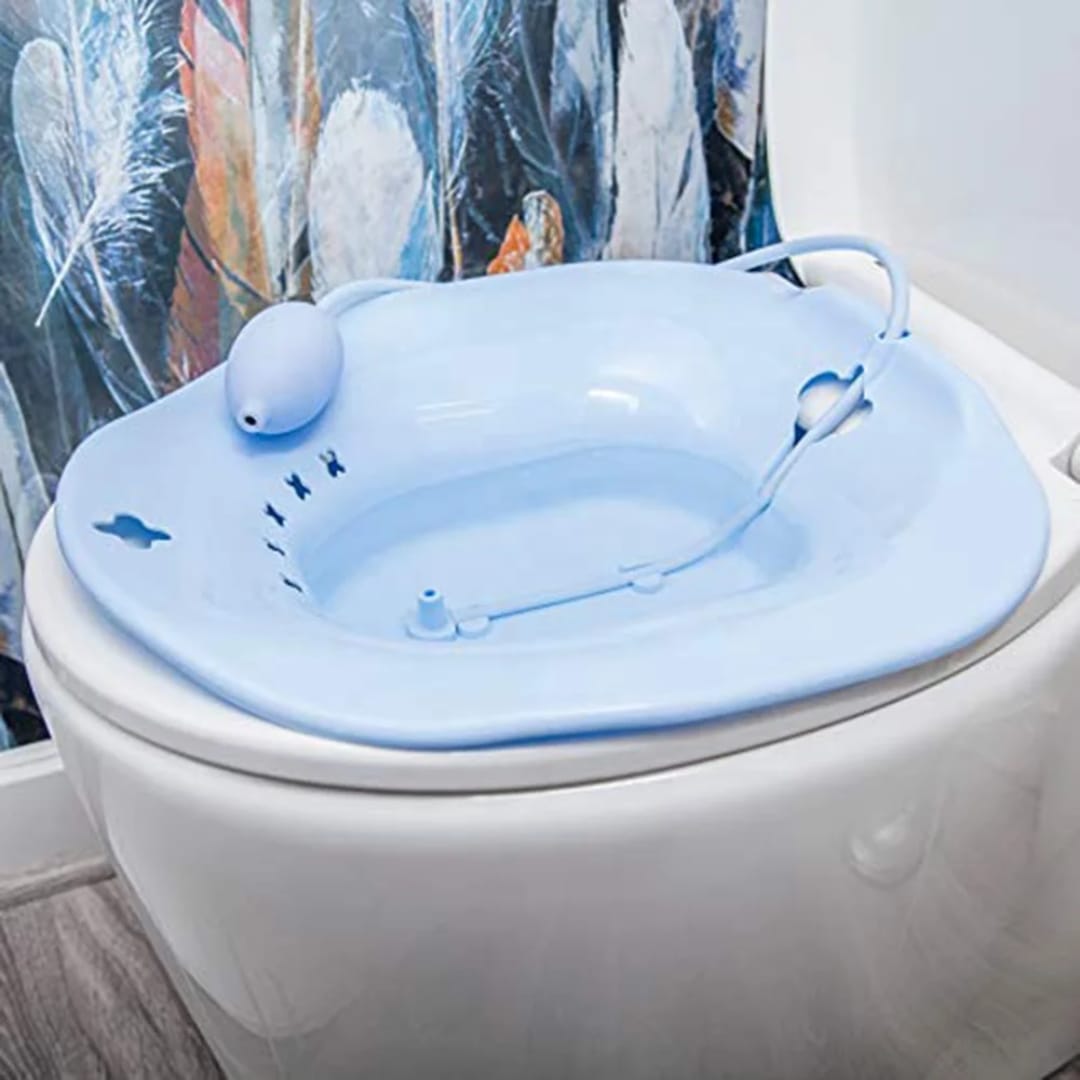 Sitz Bath for Postpartum Care – Bidet Tub & Maternity Nursing Basin for Toilet, Hemorrhoid & Yoni Relief