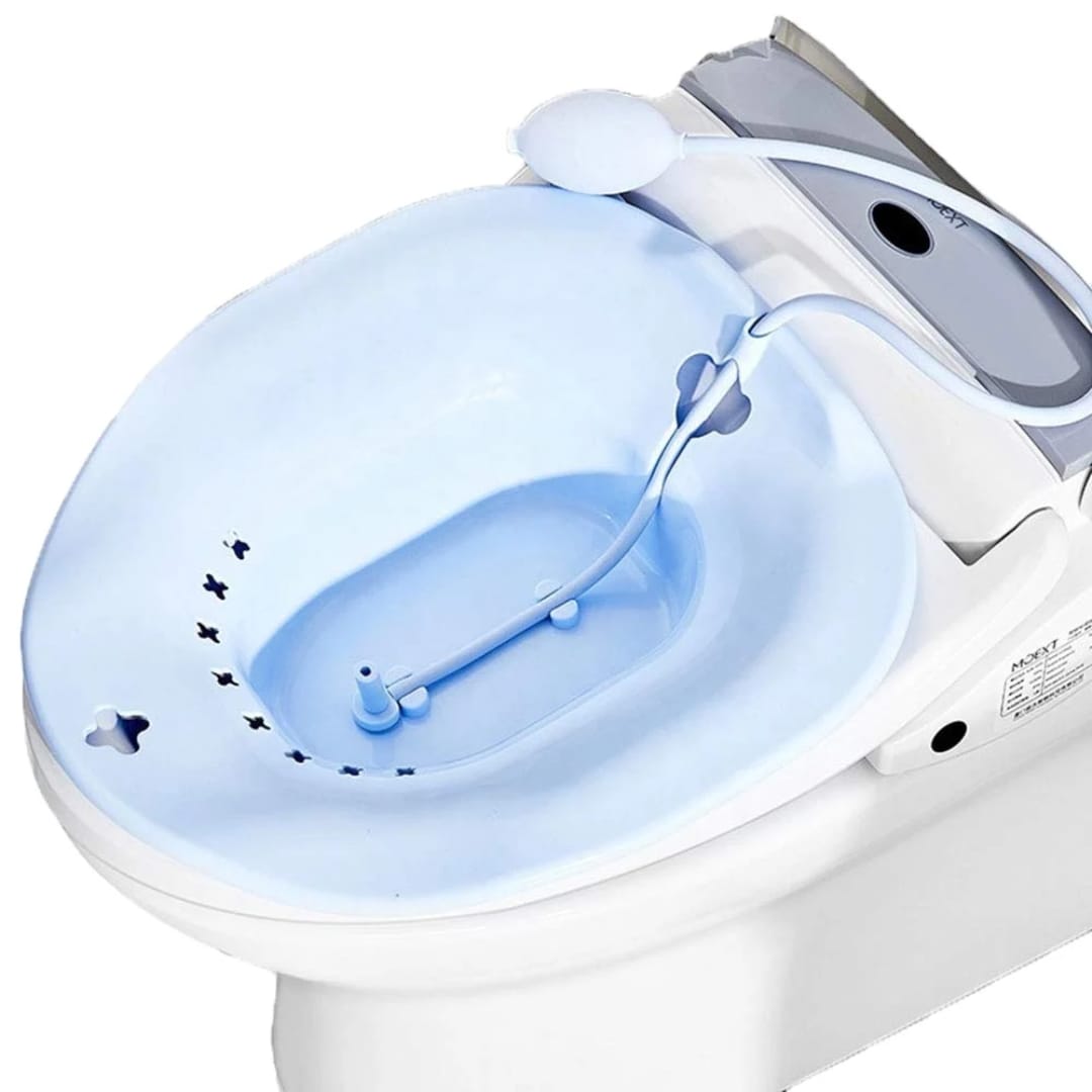 Sitz Bath for Postpartum Care – Bidet Tub & Maternity Nursing Basin for Toilet, Hemorrhoid & Yoni Relief