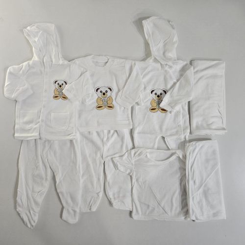 Warm and soft 8 pc fleece newborn receiving set