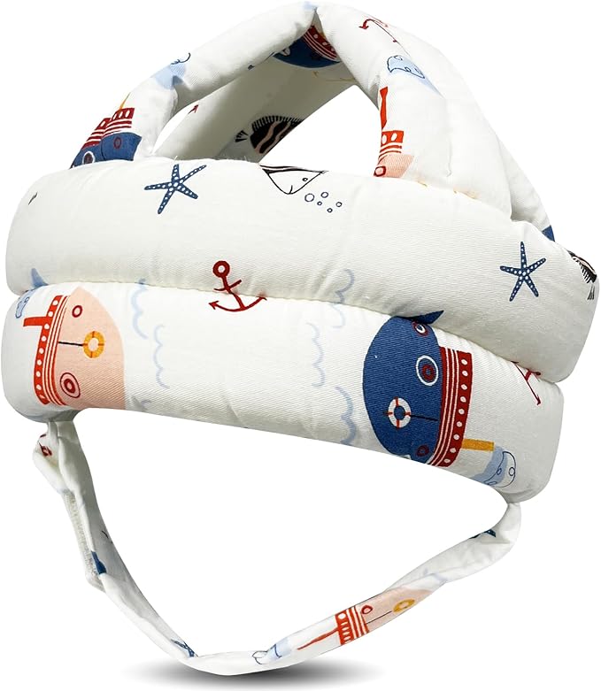 Baby Head Protector Baby Helmet for Crawling Walking, No Bumps Safety Head Adjustable Protective Cap for Walking, Playing