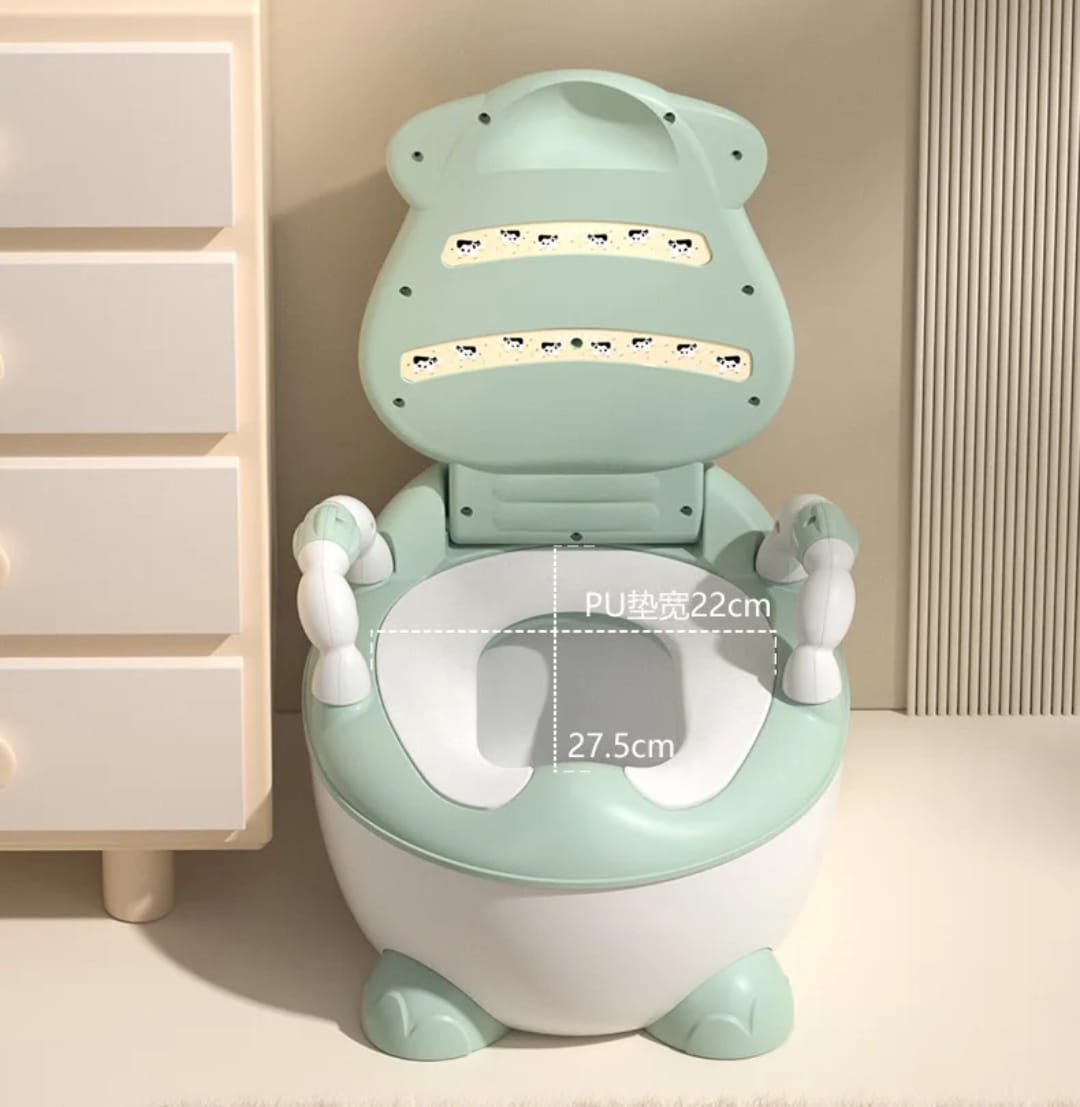 Modern Kids Toilet Seat Potty | Toddler Potty Training Chair with backrest| Easy-Clean, Sturdy & Comfortable sBaby Kids  Portable Potty Training Toilet Seat With Pad Toddler Lovely Toilet Comfortable